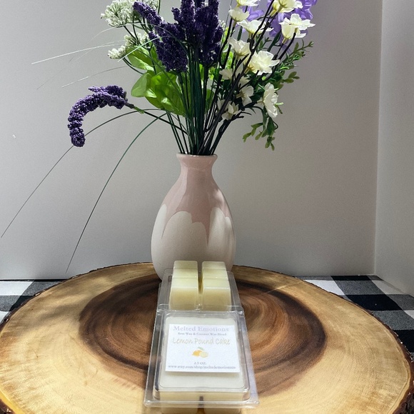 handmade lemon pound cake wax melt - Picture 6 of 7